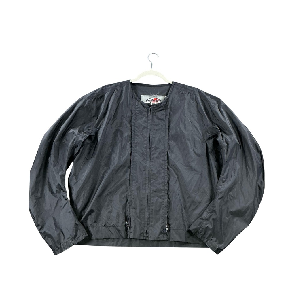 Joe Rocket Mens Black Nylon Biker Motorcycle Jacket Liner Large Full Zip 1958